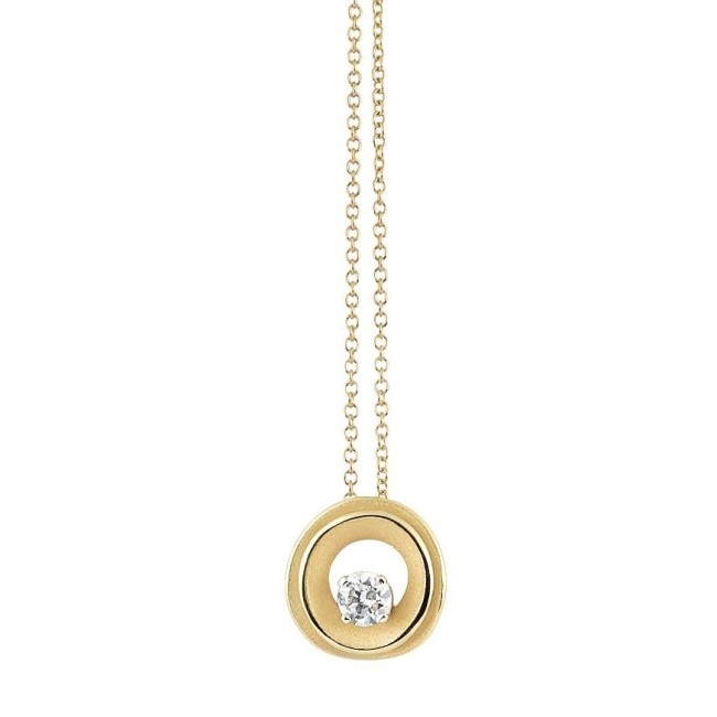 Annamaria Cammilli My Way necklace in yellow gold and diamonds GPE2670U