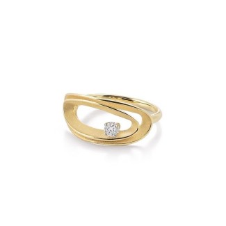 Anello Annamaria Cammilli Serie Uno in oro giallo e diamanti GAN2814U