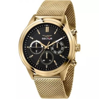 Sector670 Herrenuhr Milanese Gold Mesh - R3253540001