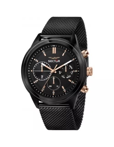 Orologio Sector670 uomo maglia milanese nero - R3253540002