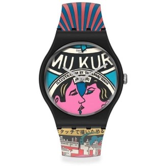 Orologio Swatch X Moma Tadanori Yokoo -SUOZ334