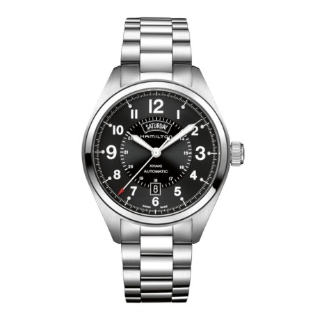 Khaki Field Day Date Watch-H70505133