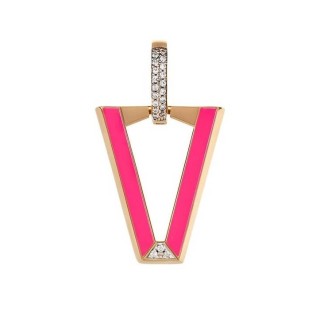 Valentina Ferragni Uali Fuchsia Mono Ohrring DVF-OR-BA2