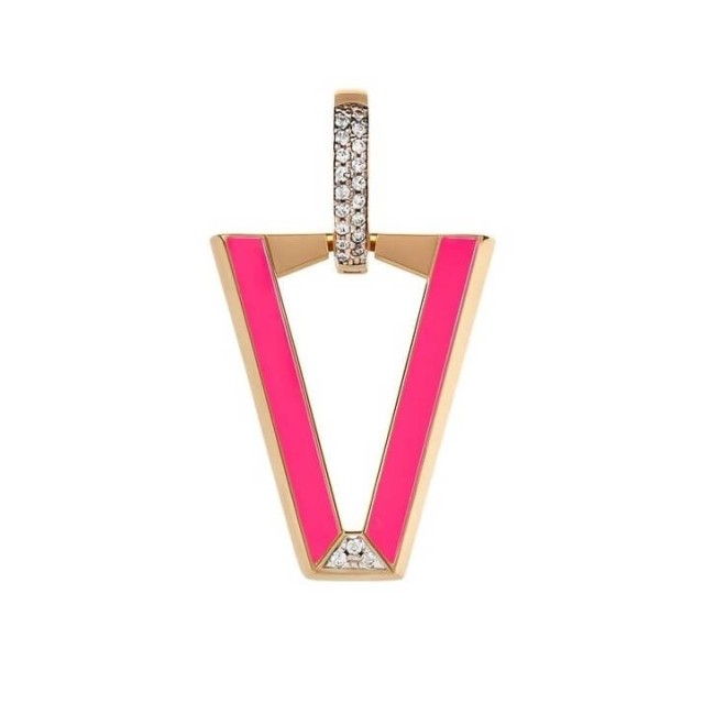 Valentina Ferragni Uali Fuchsia Mono Earring DVF-OR-BA2