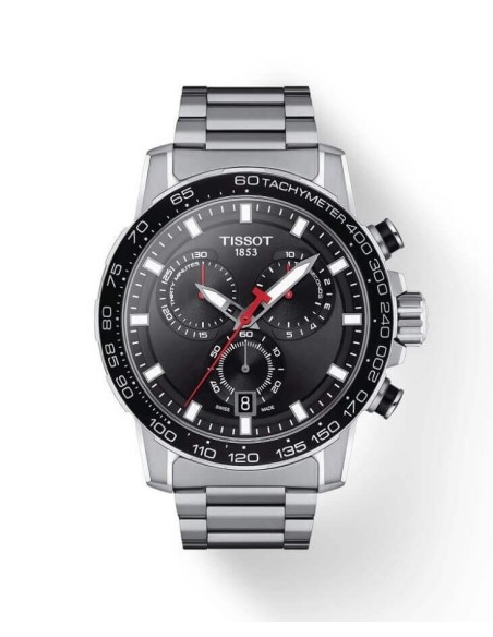 Tissot Supersport Chrono Gent watch in steel -T1256171105100