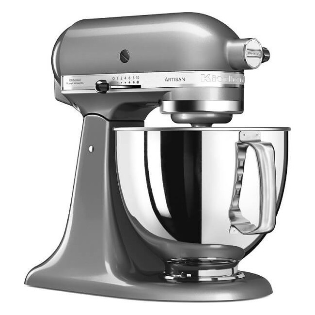 KitchenAid Artisan Planetaria con testa reclinabile Silver -5KSM125ECU