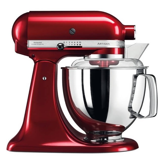 KitchenAid Artisan Planetary with Red Reclining Head 5KSM175PSECA
