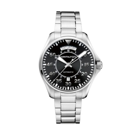 Orologio Khaki Pilot Day Date - H64615135