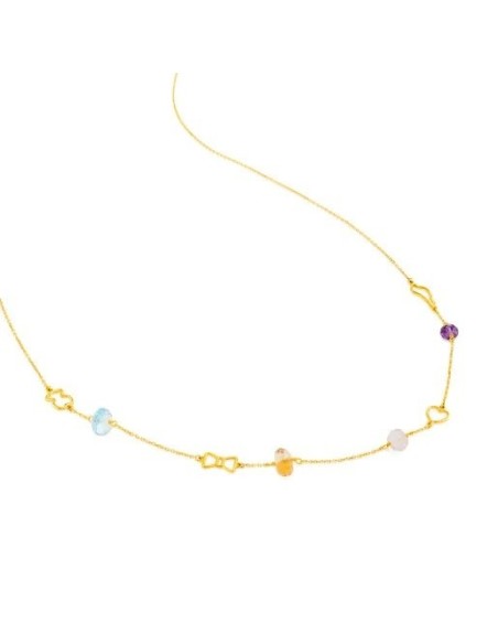 Tous Silueta gold necklace with precious stones -313562000