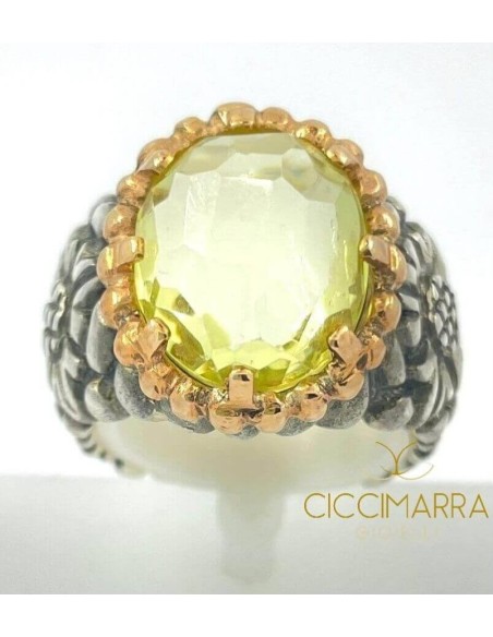 Laurent Gandini Oval bezel ring -11