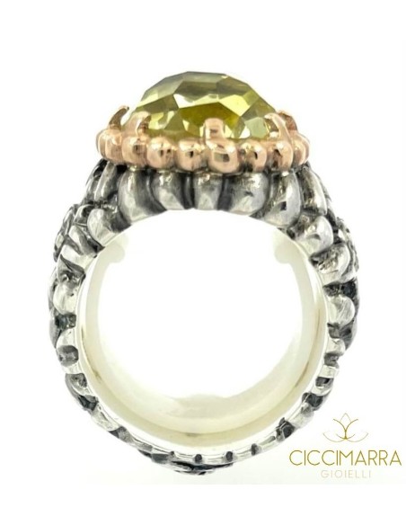 Laurent Gandini Oval bezel ring -11