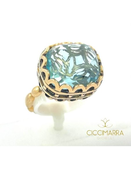 Laurent Gandini Rechteckiger Bon Ton Ring -131