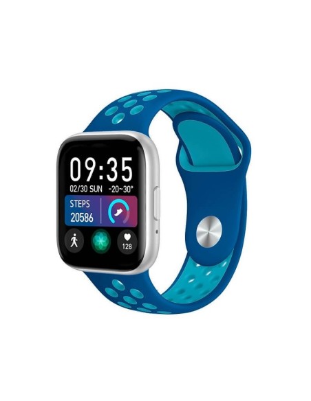 Tecnochic Smartwatch unisex Silver and light blue -TCT9904129