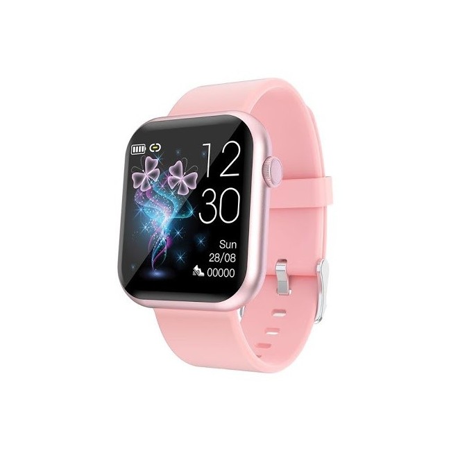 Tecnochic Smartwatch Unisex grauer und rosafarbener Stahl -TCR3L0289