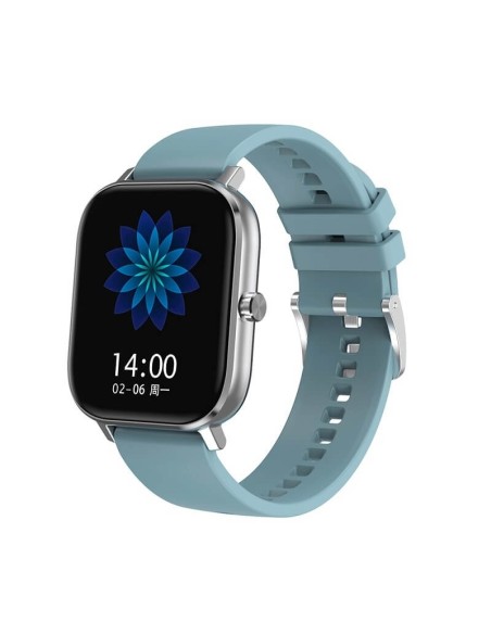 Tecnochic Smartwatch Silber und Hellblau -TCDT35plus0299