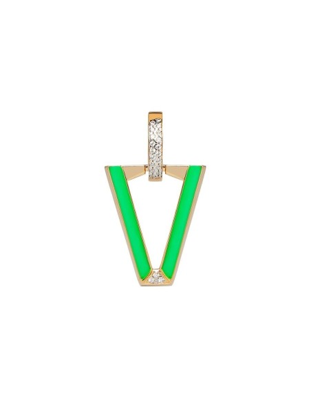 Valentina Ferragni Mono orecchino Uali Green -DVF-OR-LU5