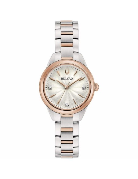 Bulova Sutton Lady Watch Steel and rose -98P200