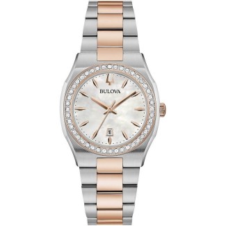 Bulova Surveyor Lady Watch Steel and rose -98R283