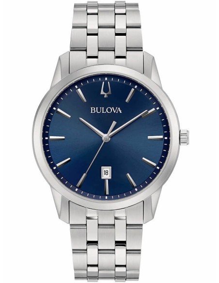 Bulova Sutton watch in Steel and blue dial -96B338