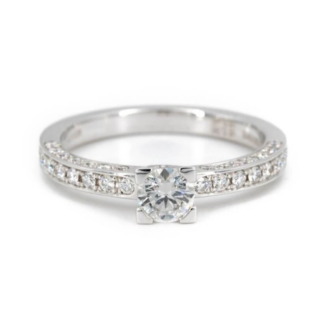 Giorgio Visconti solitaire in white gold Icona1 line - AB15366B