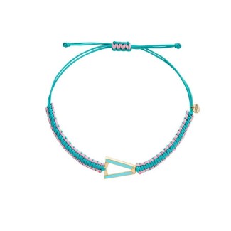 Valentina Ferragni Kate Hellblaues Fußkettchen-Armband DVF-CAV-03