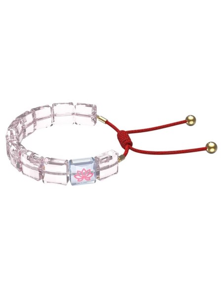 Swarovski Rosa Lotus Letra Armband -5614974