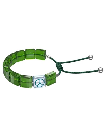 Swarovski Braccialetto Letra Verde Pace-5615003