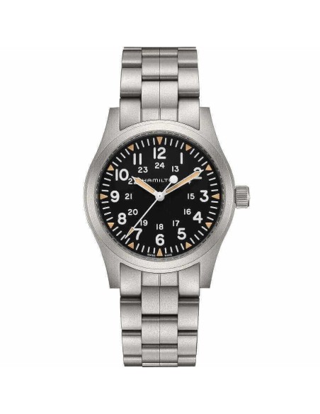 Hamilton Khaki Field Mechanische Herrenuhr aus Stahl H69529133