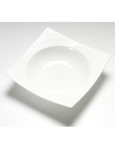 Servizio piatti Wedgwood Etheral in porcellana bon china bianca