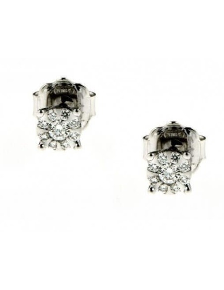 Salvini Daphne light point earrings in gold with diamonds 20059180