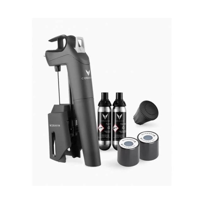 Coravin Pivot black seven piece set - SKU-112324