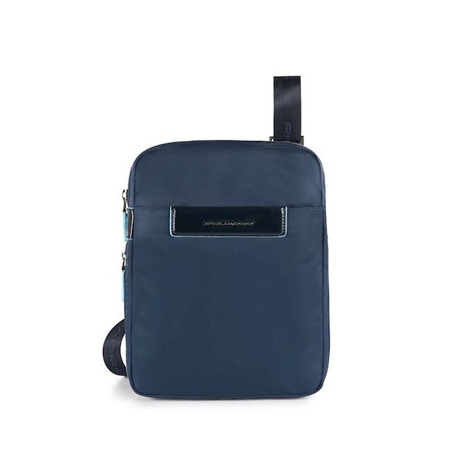 orsello Piquadro uomo pelle e tessuto Celion blu – CA3228CE/BLU