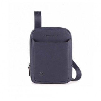 Borsello Piquadro a tracolla in pelle blu CA3084B3/BLU4