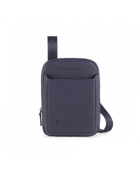 Borsello Piquadro a tracolla in pelle blu CA3084B3/BLU4