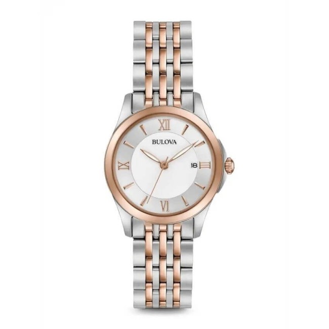Orologio Bulova Classic Lady acciaio e rosè - 98M125