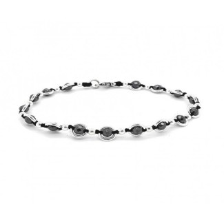 Spadarella Bracciale in argento ed ematite - SPBR478