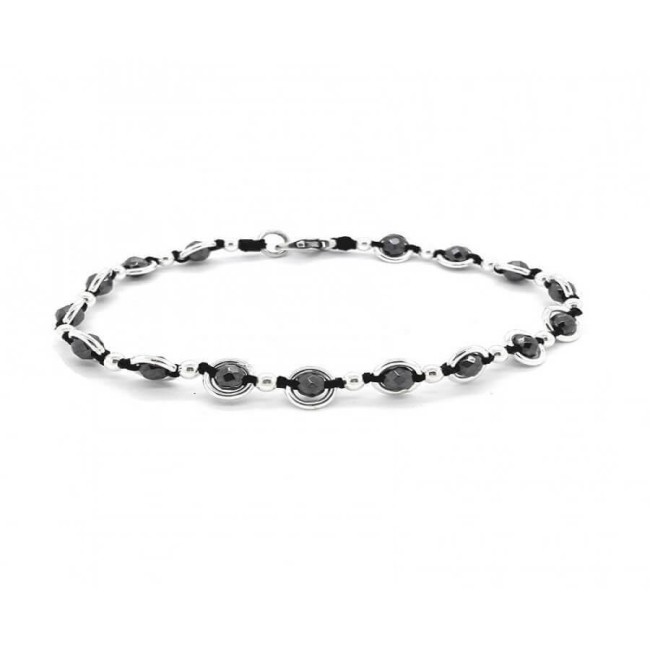 Spadarella Bracciale in argento ed ematite - SPBR478