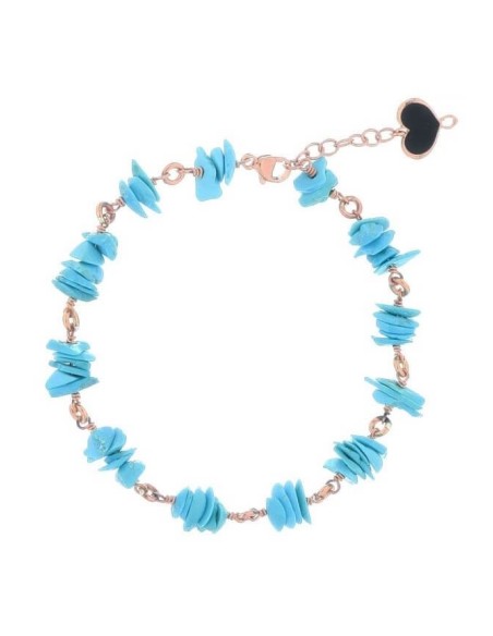 Maman et Sophie Armband aus Silber und natürlichen Türkissteinen