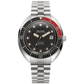 Bulova Oceanographer Devil666 black and red watch - 98B320