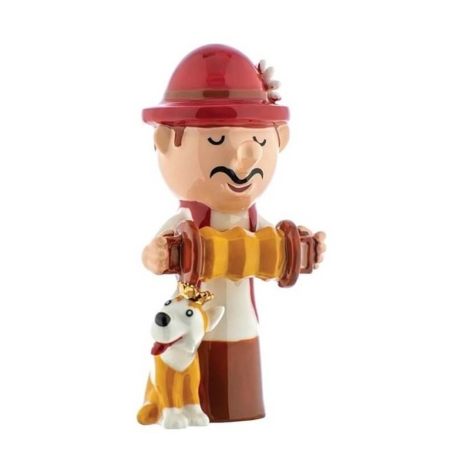 Alessi Statuina presepe Elisabetto, fisarmonicista - AGJ01 9