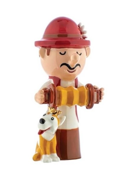 Alessi Elisabetto nativity figurine, accordionist - AGJ01 9