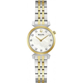 Orologio Bulova Classic Regatta Lady bicolore acciaio e oro - 98P202