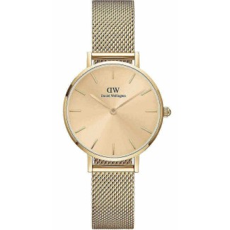 Daniel Wellington Petite Unitone 28 mm Golduhr für Damen