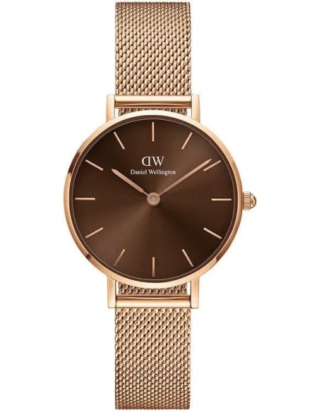 Daniel Wellington Damenuhr Petite Amber rosé DW00100476