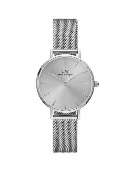 Daniel Wellington Silber Damenuhr nur Zeit 28mm