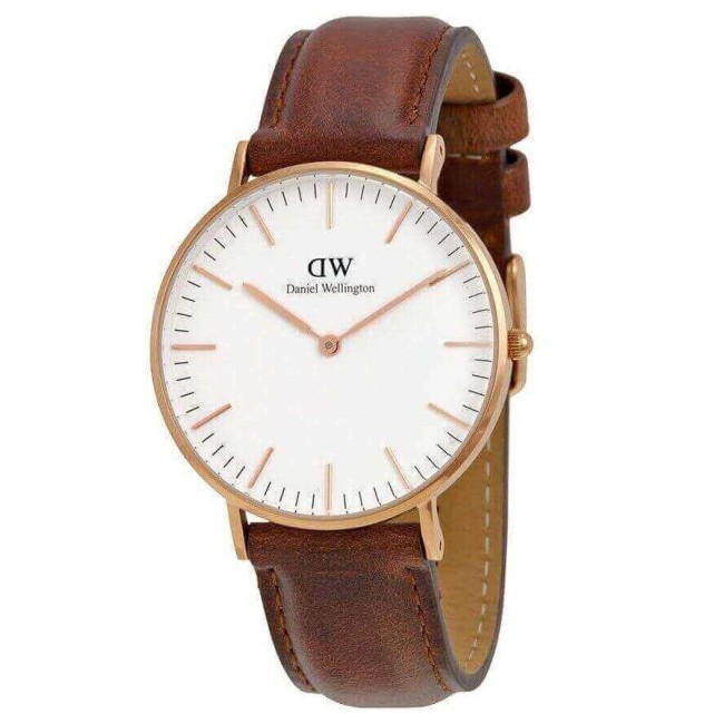 Orologio Unisex Daniel Wellington bracciale pelle marrone