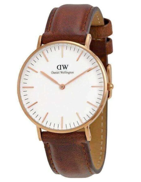 Orologio Unisex Daniel Wellington bracciale pelle marrone