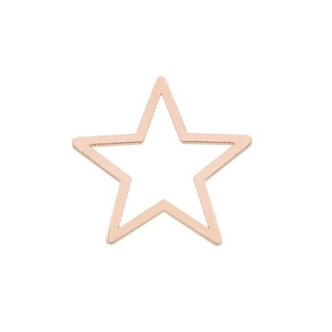 Single lobe earring Maman et Sophie pink star shape