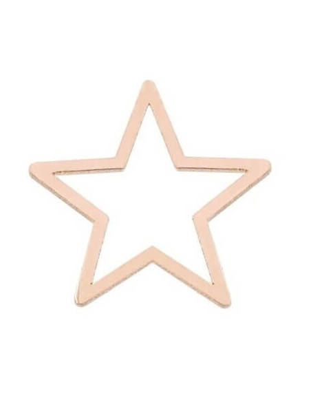 Single lobe earring Maman et Sophie pink star shape