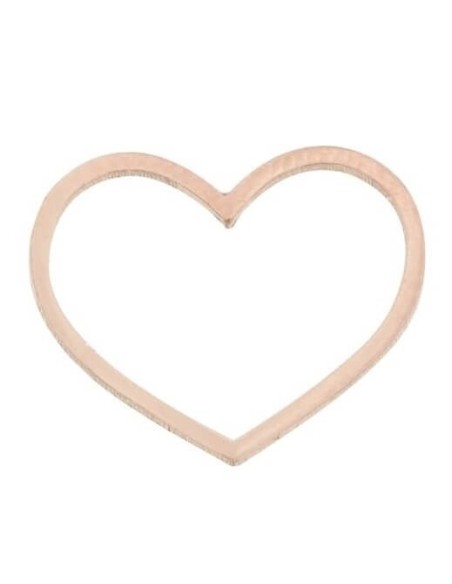 Single lobe earring Maman et Sophie pink heart shape